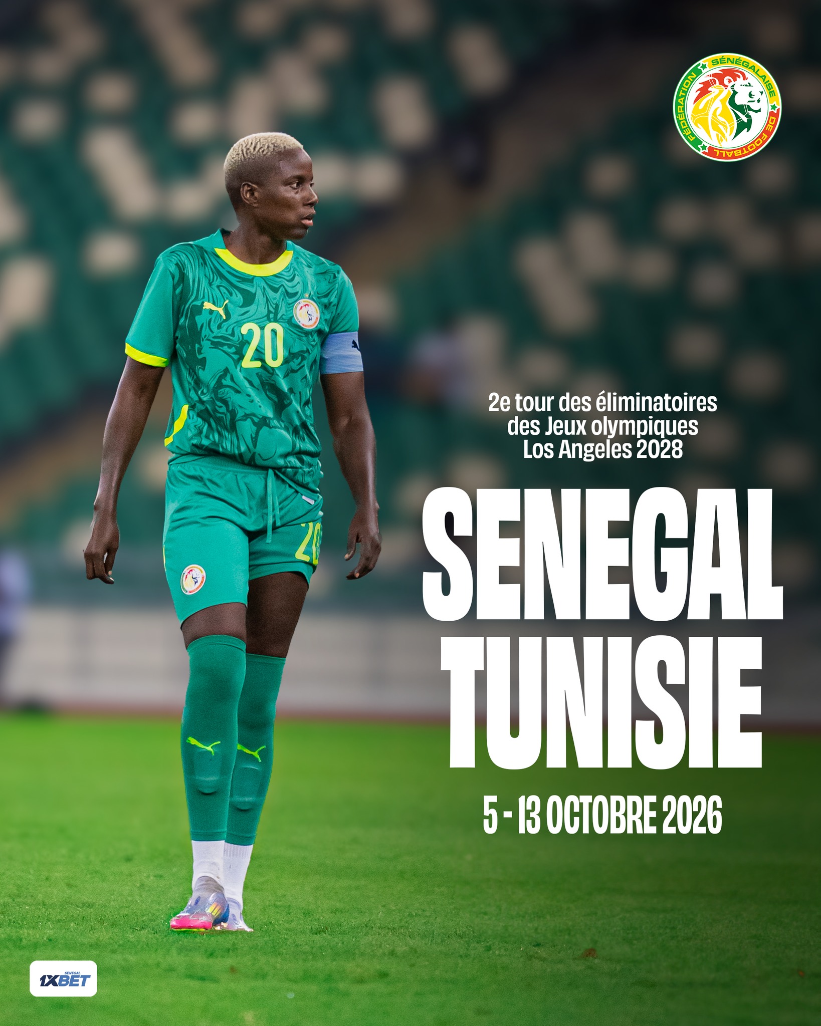 Football féminin : qualification pour les jo la28 le Sénégal contre la Tunisie en match aller-retour