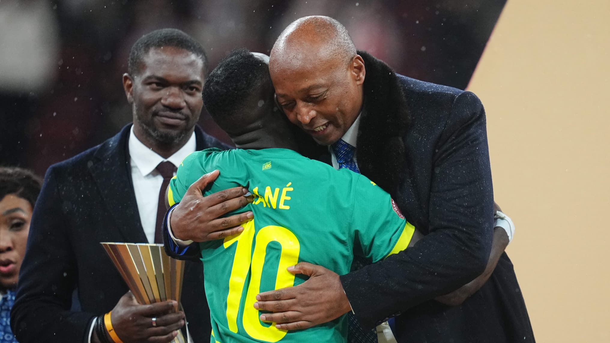 Visite du président de la caf à Dakar après la victoire contestée du Maroc en can 2025