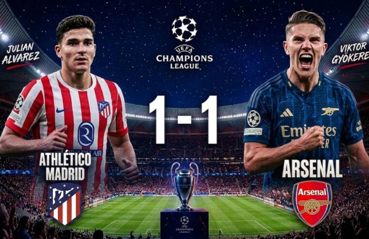 Ligue des champions : l&rsquo;Atlético de Madrid et Arsenal se quittent dos à dos au Metropolitano