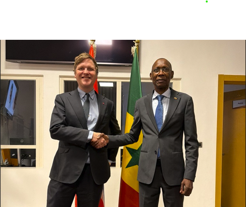 Rencontre diplomatique à Dakar avec le ministre norvégien