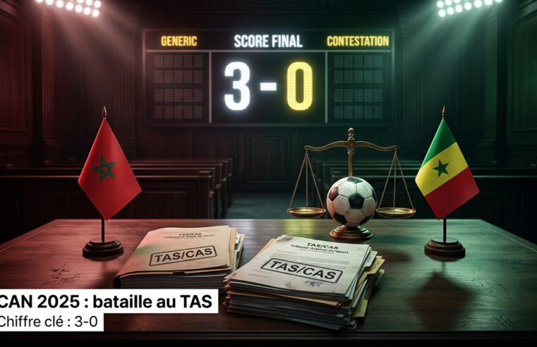 Recours du Sénégal devant le TAS : un tournant pour la can 2025