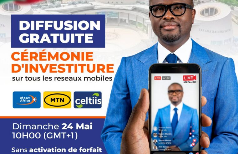Cérémonie d&rsquo;investiture au Bénin : une diffusion gratuite pour tous les béninois