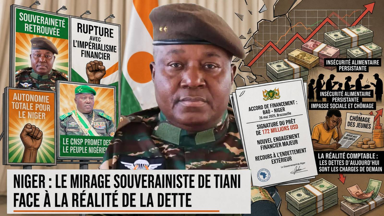 Au Niger, le souverainisme de tiani défié par les chiffres de la dette