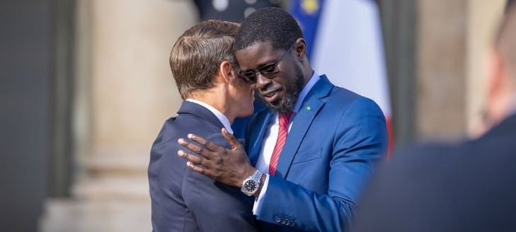 Crise financière au Sénégal : macron promet un soutien à diomaye faye