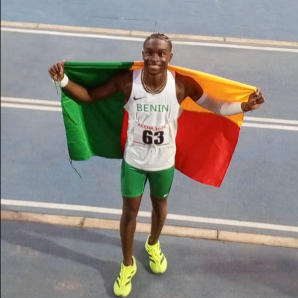 Yohan Awhansou décroche le bronze au triple saut, l&rsquo;athlétisme béninois brille à Accra 2026