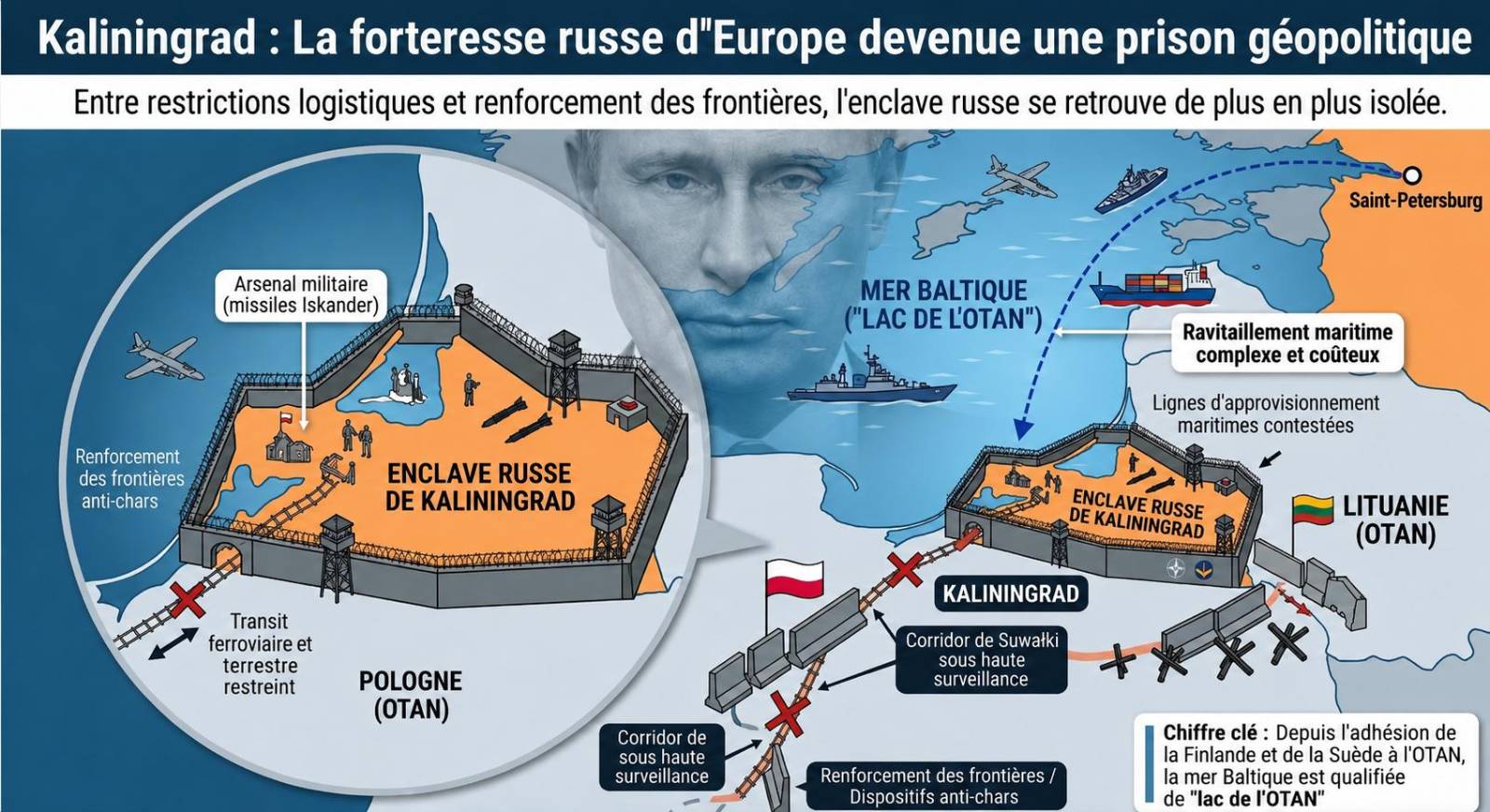 Kaliningrad : une enclave russe encerclée par l&rsquo;OTAN