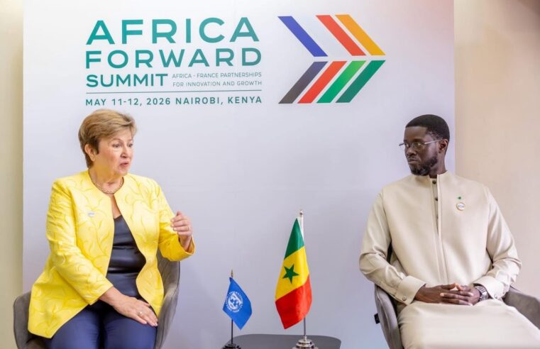 Fmi et Sénégal : les réformes économiques au cœur des échanges entre kristalina georgieva et bassirou diomaye