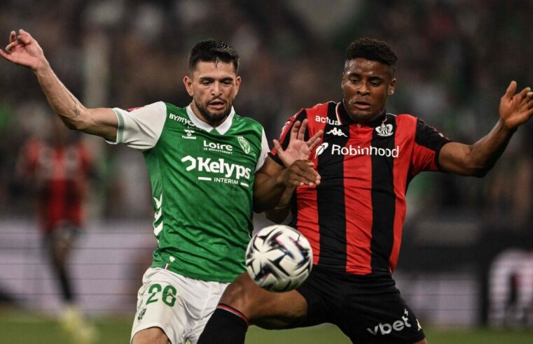 Barrage de Ligue 1 : Saint-Étienne et Nice se neutralisent dans un match sans but, le verdict reporté
