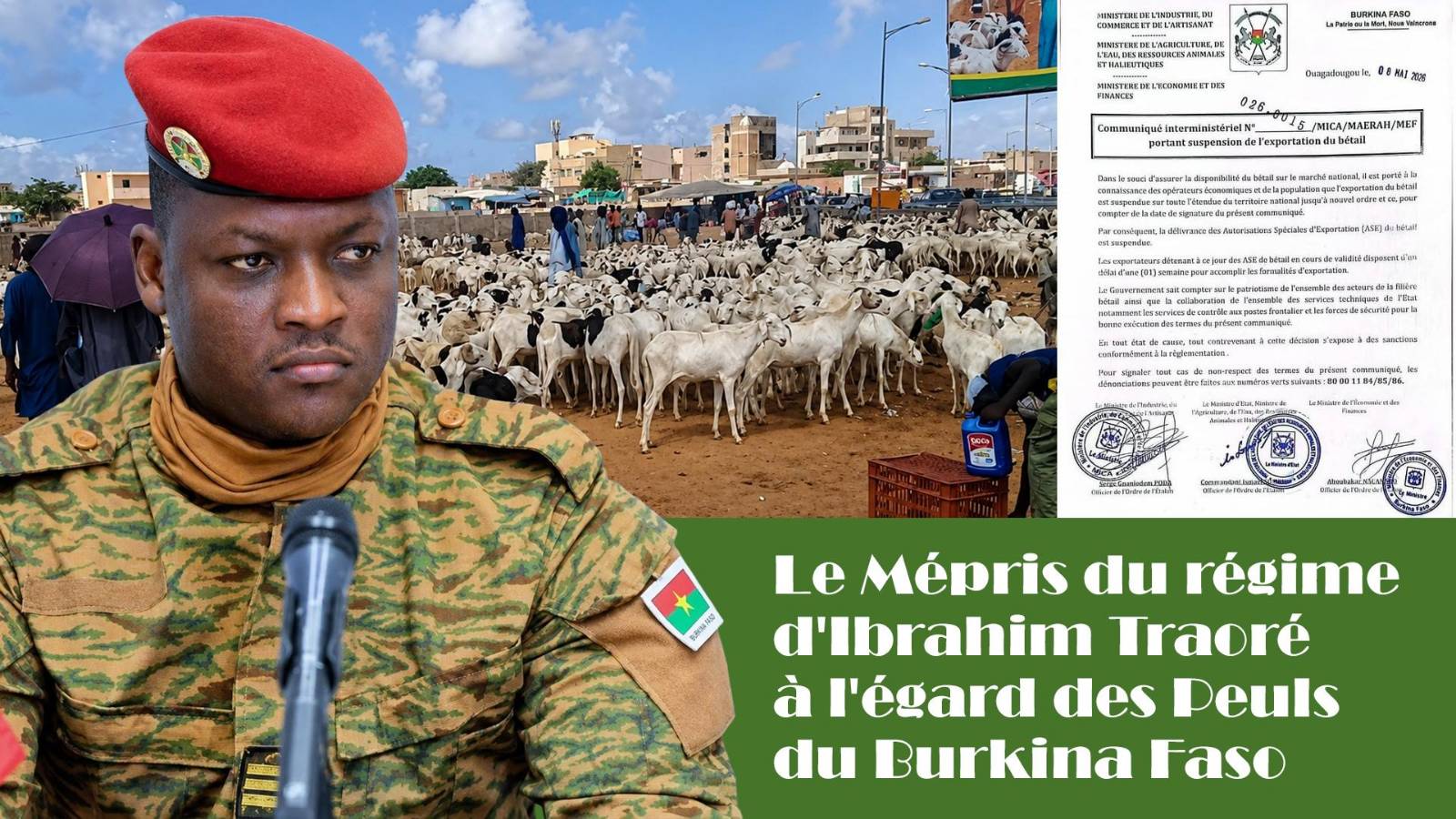 Burkina Faso : les peuls sous le joug d&rsquo;une répression déguisée