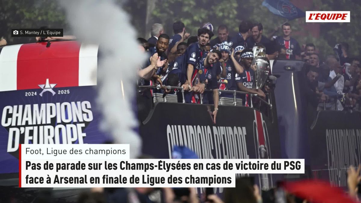 Psg : pas de défilé sur les champs-Élysées en cas de victoire en ligue des champions