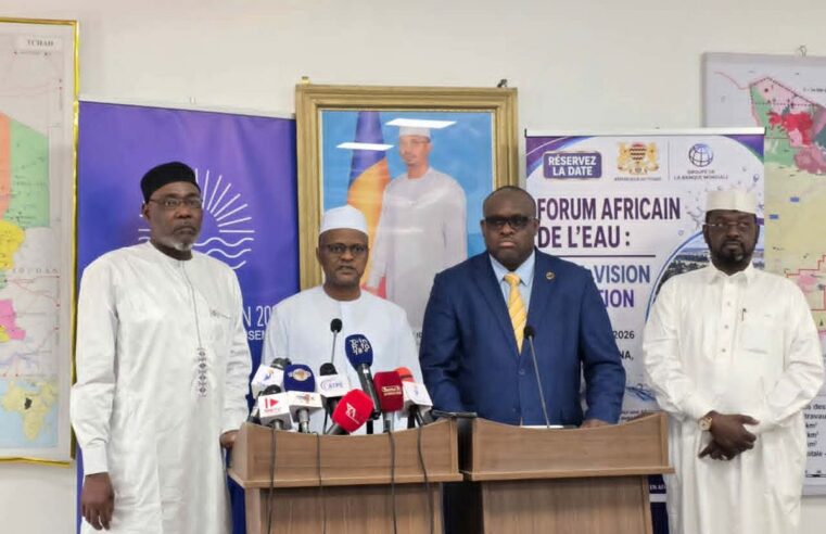 N’djamena accueillera le forum africain de l’eau en 2026