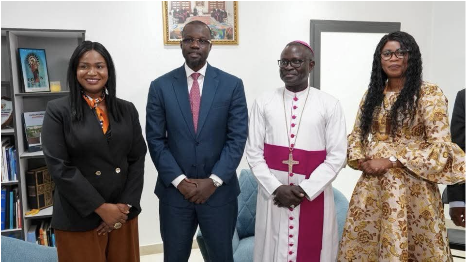 Visite officielle du Premier ministre Ousmane Sonko à la Cathédrale de Dakar avant Popenguine 2026