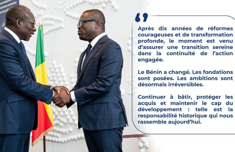 Bénin : l&rsquo;héritage de talon et le défi de wadagni pour l&rsquo;avenir