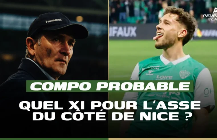 Composition as saint-Étienne : le onze de départ face à nice pour le barrage en ligue 1 ?