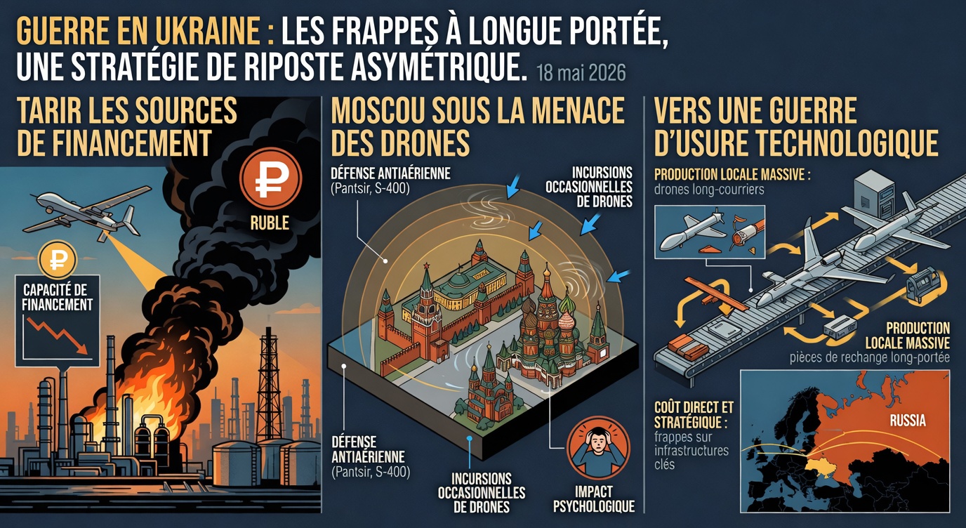 L&rsquo;Ukraine étend la portée de la guerre : une stratégie de frappes asymétriques contre la Russie