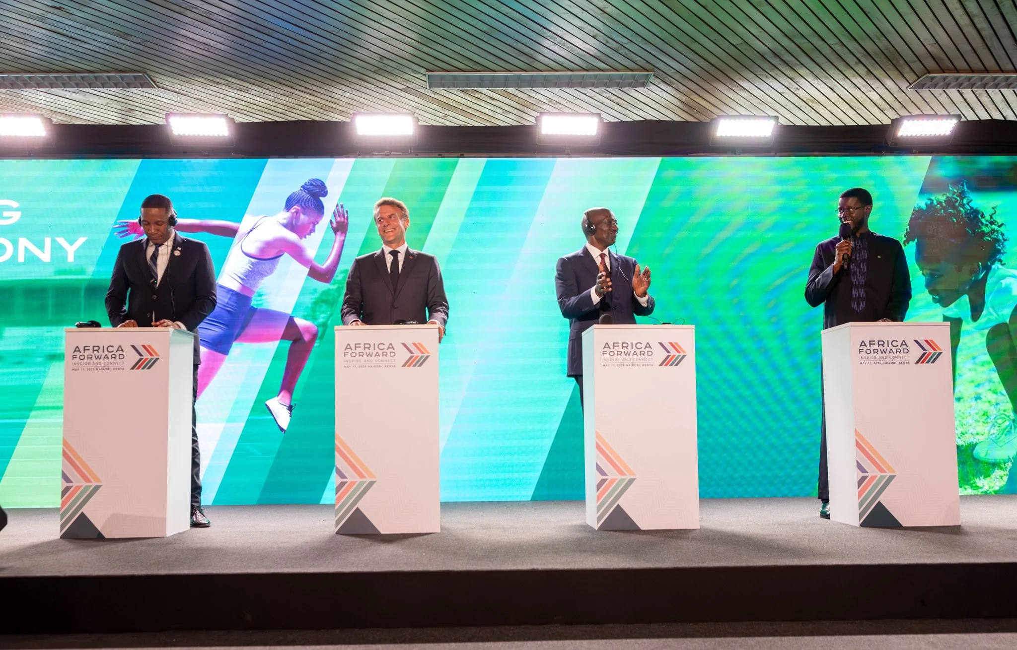 Bassirou Diomaye Faye lors d'un discours