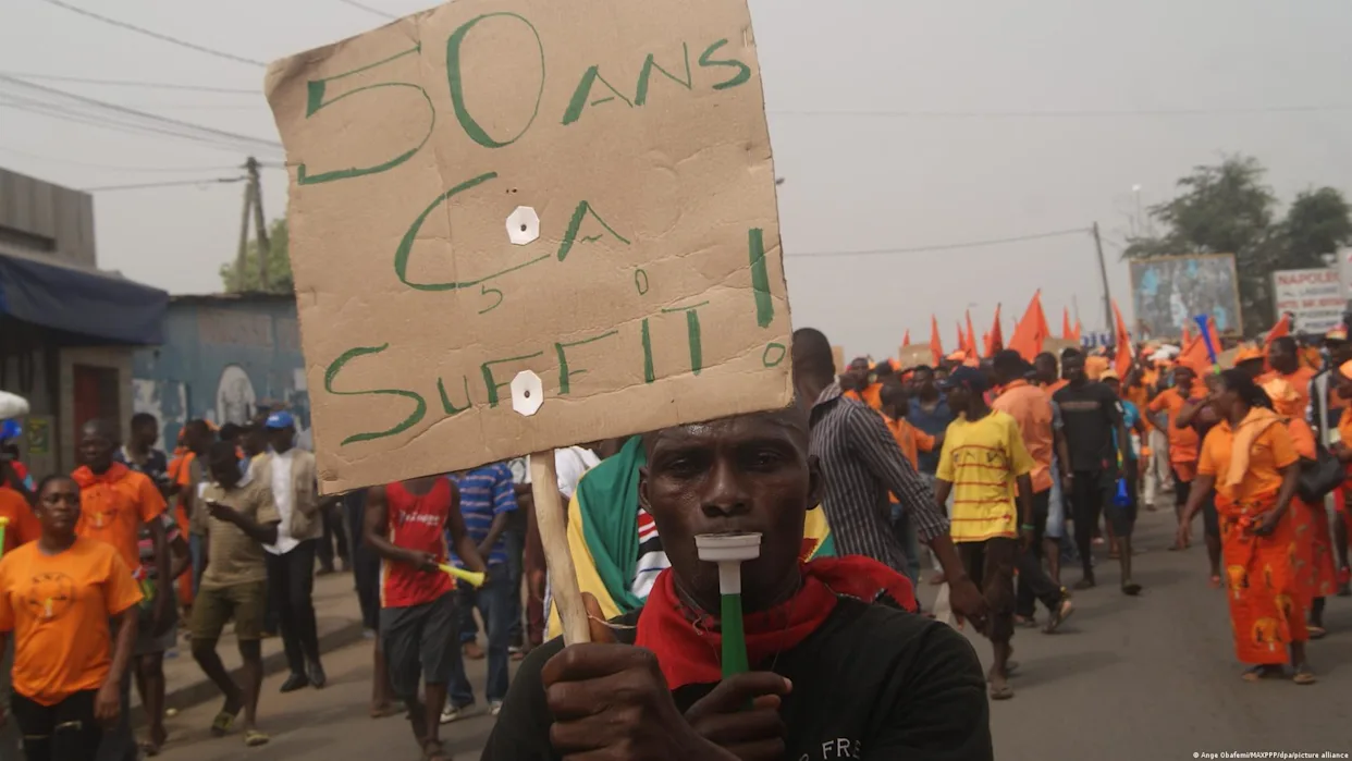 Manifestation contre le pouvoir en place au Togo en 2017