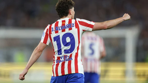 Julian Alvarez en action avec l'Atlético Madrid