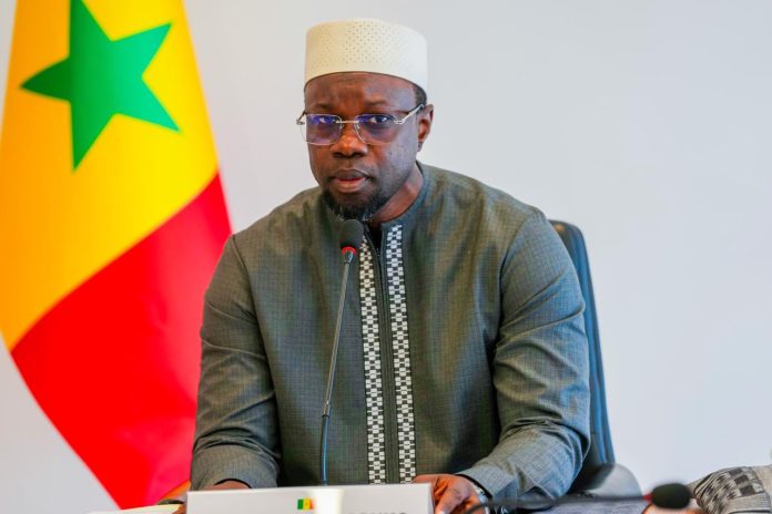Ousmane Sonko à l'Assemblée nationale