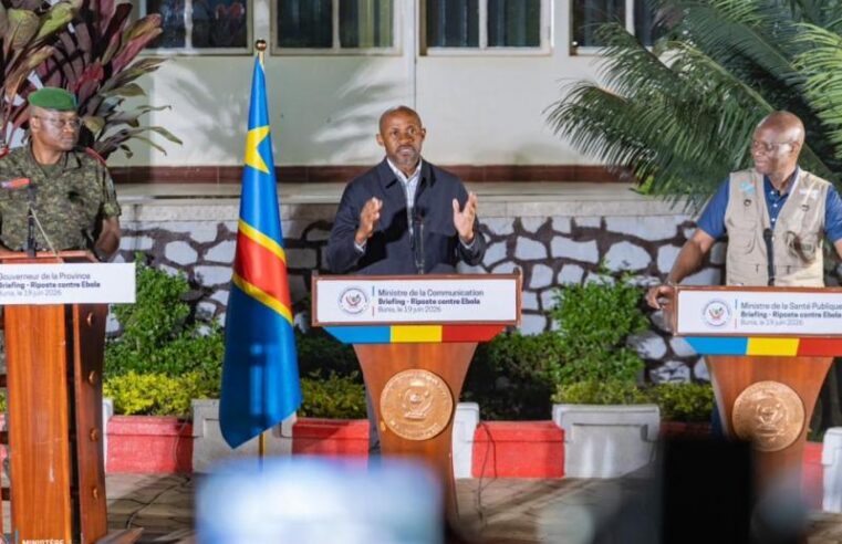 Ebola en RDC : le gouvernement défend sa stratégie de riposte et en appelle à l&rsquo;objectivité