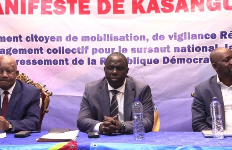 RDC: des organisations de la société civile lancent le « Manifeste de Kasangulu » une feuille de route citoyenne pour la refondation et le redressement du pays