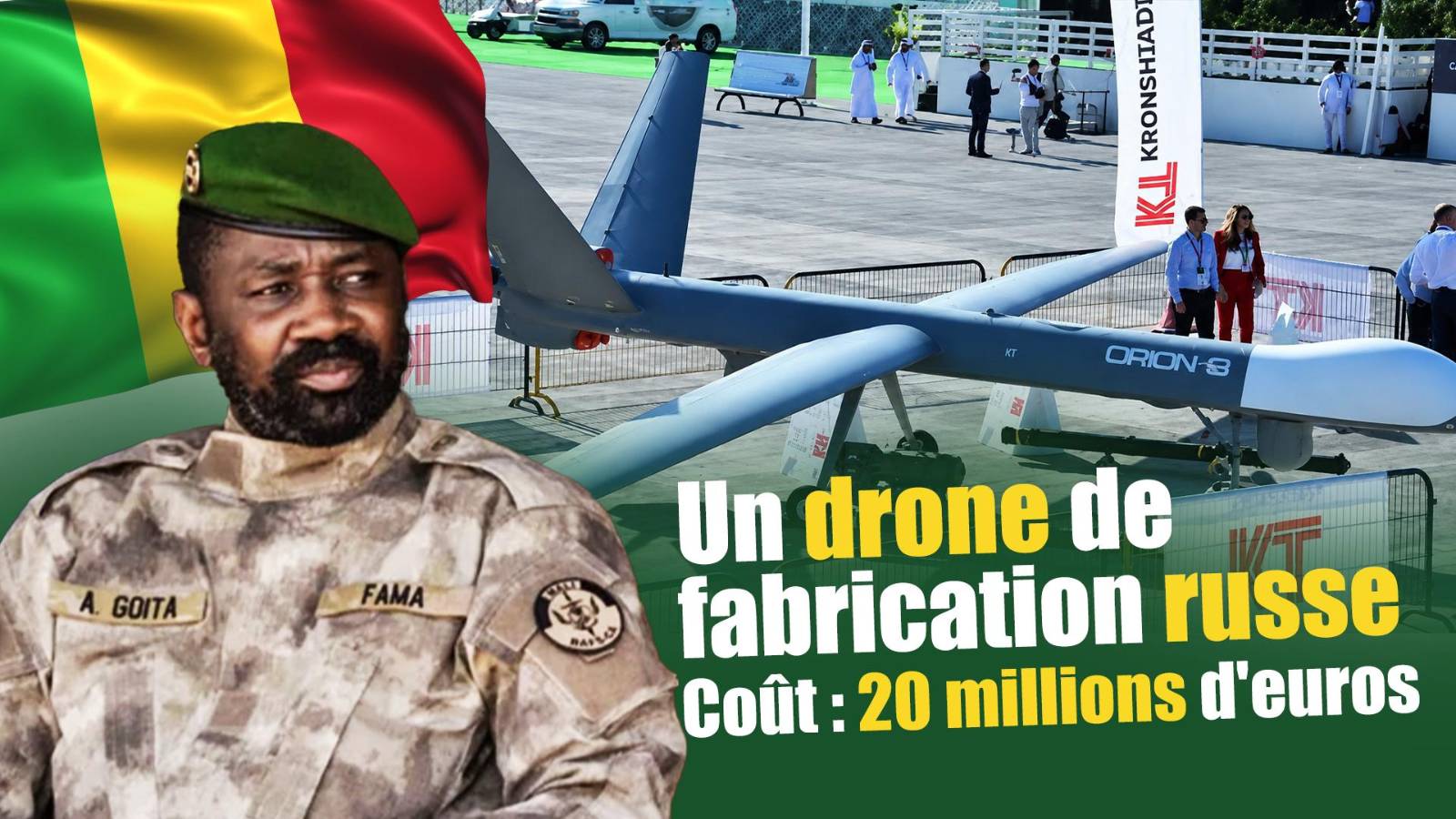 Drone Orion au Mali : un investissement militaire à haut risque et faible rendement