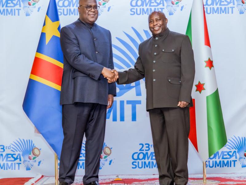 Évariste Ndayishimiye en visite officielle à Kinshasa pour renforcer l&rsquo;axe Burundi-Rdc