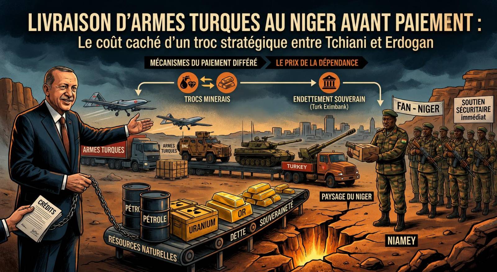 Livraison d&rsquo;armes turques au Niger : les risques d&rsquo;un partenariat sous conditions