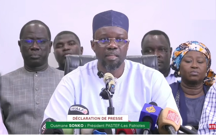 Déclaration choc du leader de Pastef à l&rsquo;attention des sénégalais