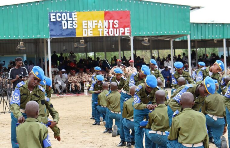 Cérémonie d&rsquo;honneur pour la 6e promotion des Enfants de Troupe du GEMIA au Tchad