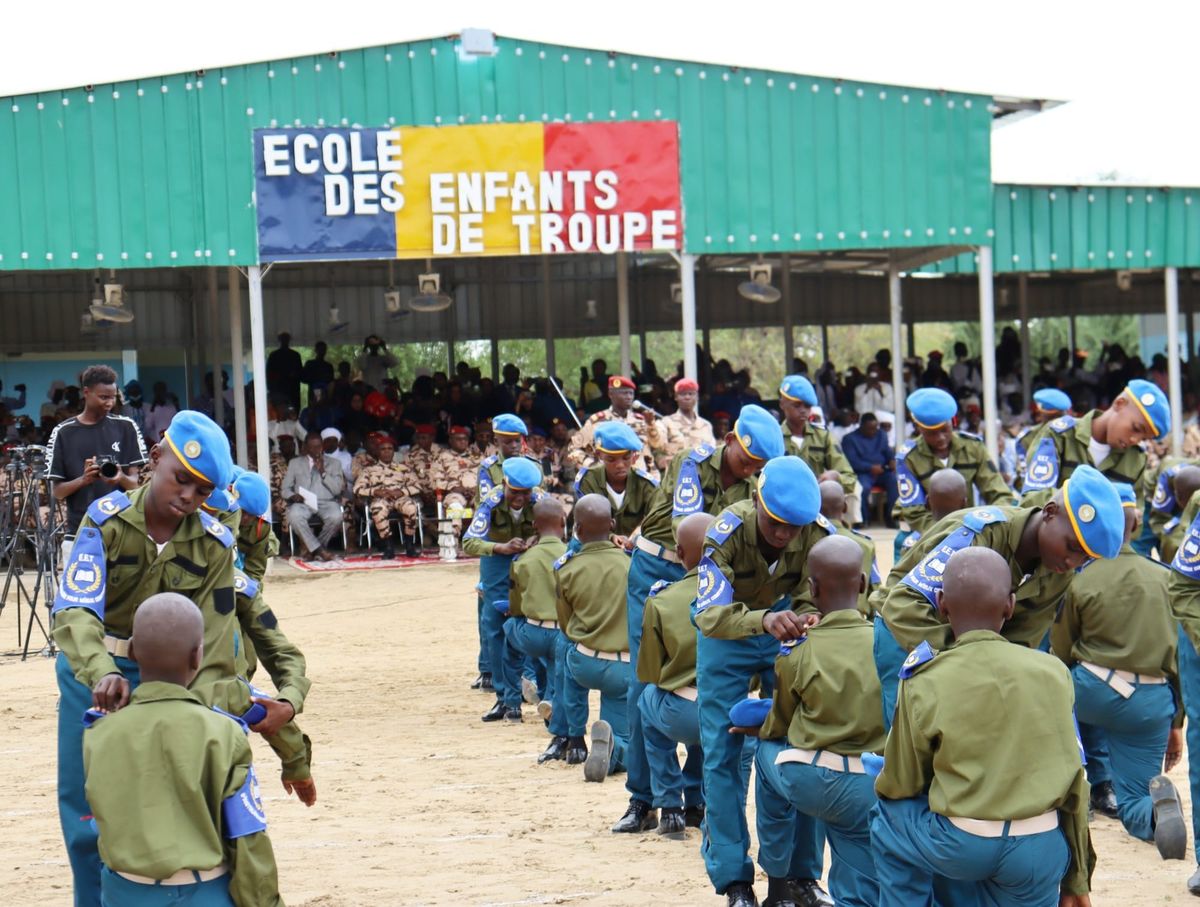 Cérémonie d&rsquo;honneur pour la 6e promotion des Enfants de Troupe du GEMIA au Tchad