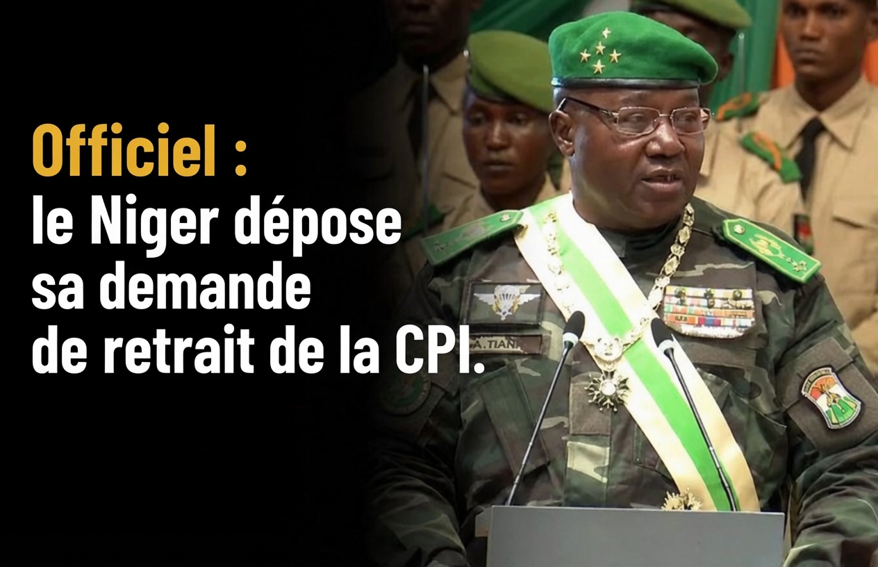 Le Niger formalise son départ de la Cour pénale internationale