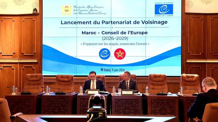 Rabat officialise un partenariat stratégique avec le conseil de l’europe