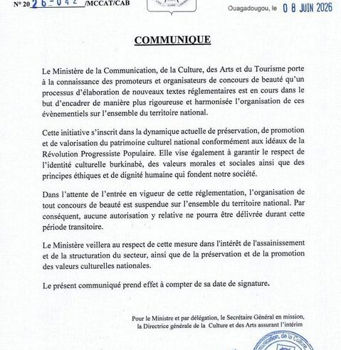 Burkina Faso : l’interdiction des concours de beauté, symptôme d’un durcissement autoritaire