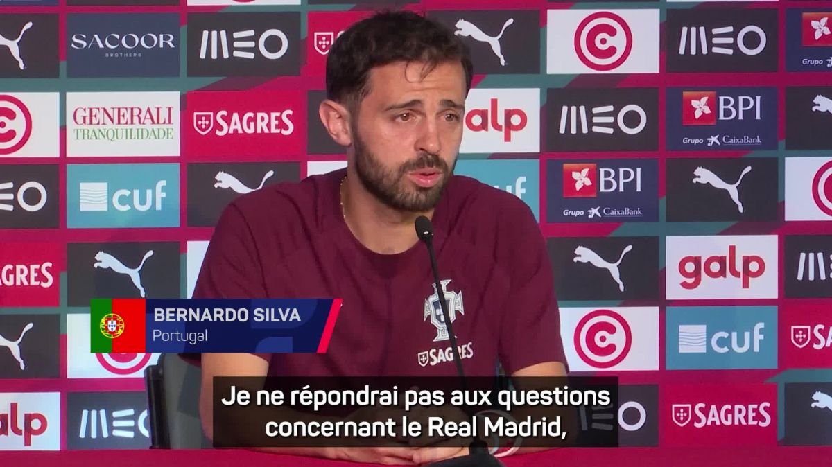 Bernardo silva exprime son enthousiasme pour son arrivée au Real Madrid