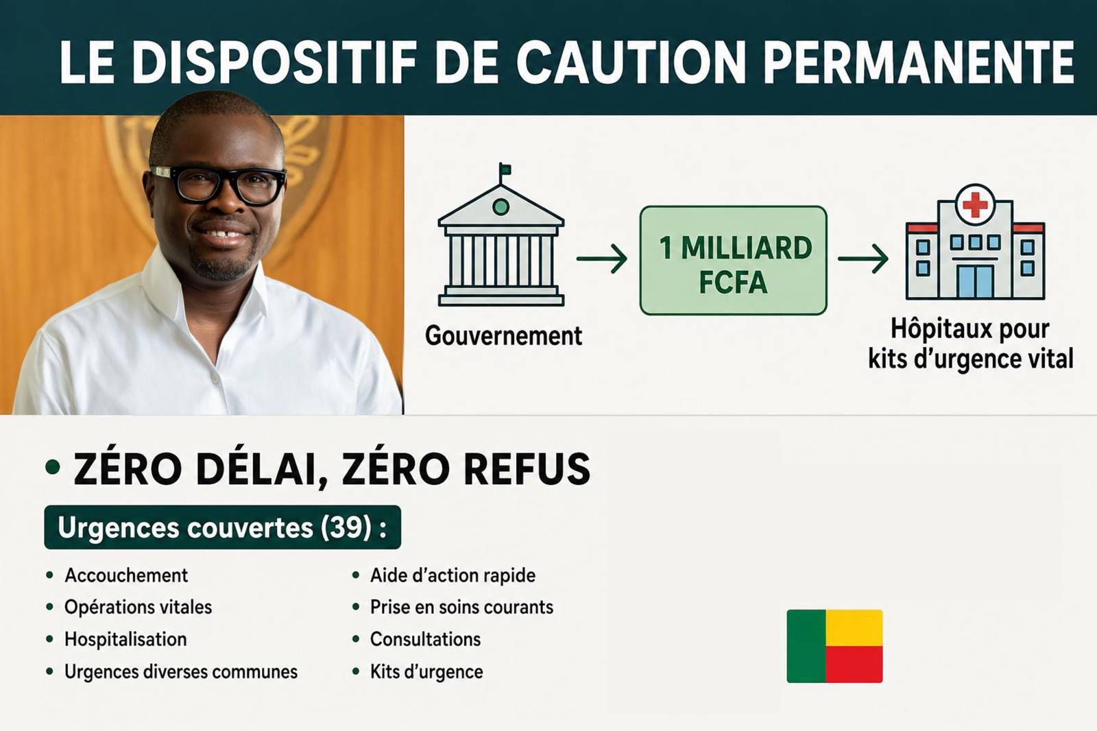 Bénin : une enveloppe d&rsquo;un milliard pour sauver des vies en urgence médicale