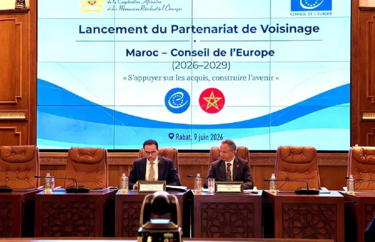 Maroc : un partenariat renforcé avec le conseil de l’europe pour 2026-2029