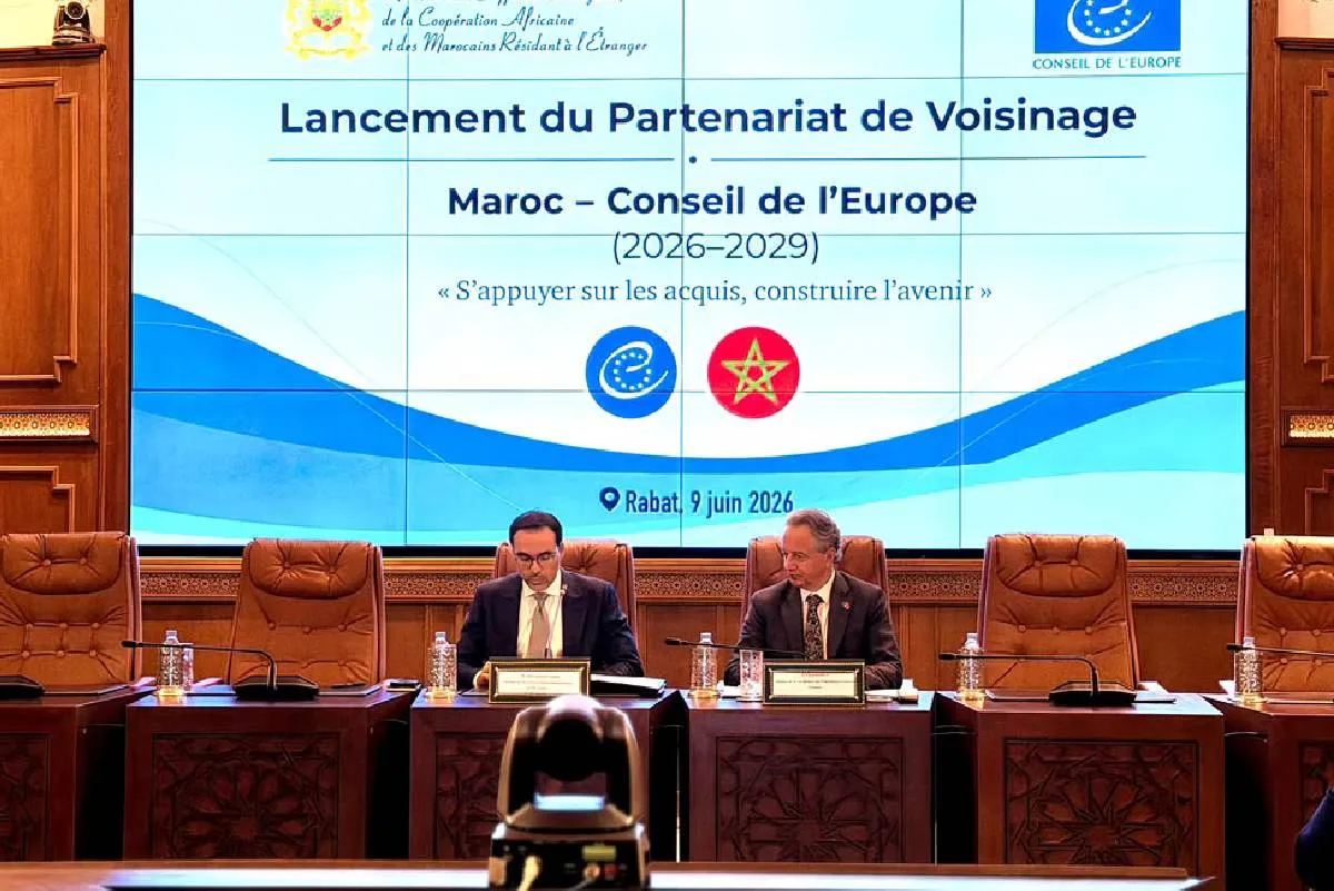 Maroc : un partenariat renforcé avec le conseil de l’europe pour 2026-2029