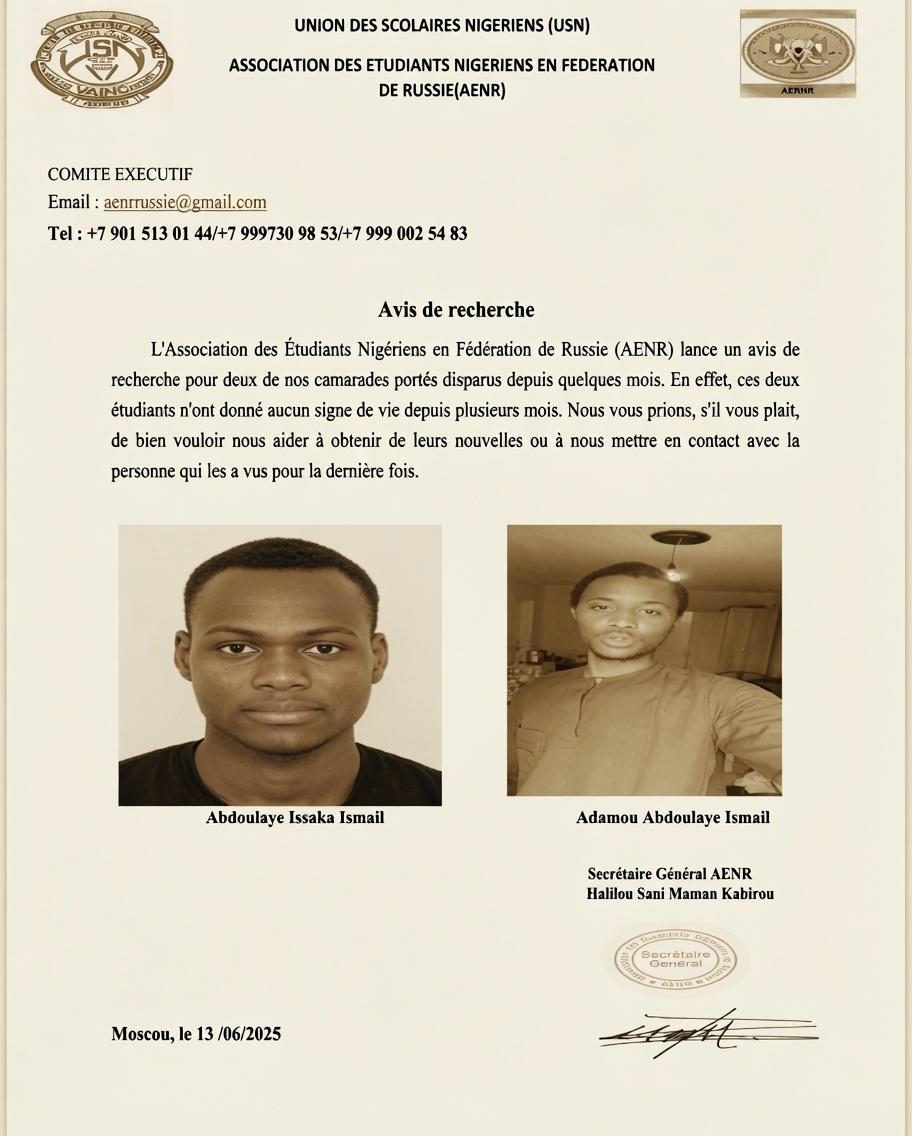 Russie 🇷🇺 – Niger 🇳🇪 : un deuxième étudiant nigérien meurt dans la guerre en Ukraine
