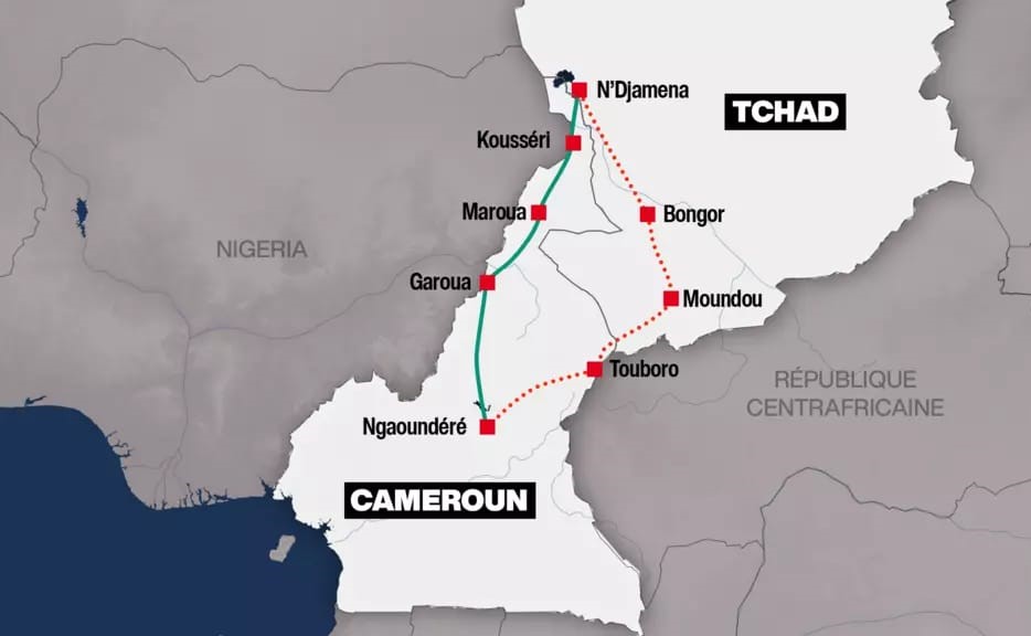 Chemin de fer Cameroun-Tchad : N&rsquo;Djamena conteste le tracé validé par Yaoundé