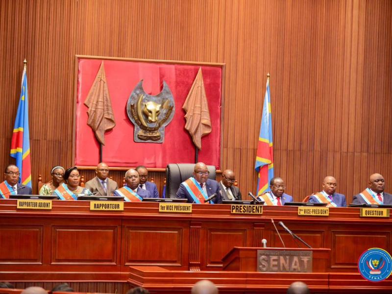 Le Sénat de RDC examine la loi sur le référendum en seconde lecture