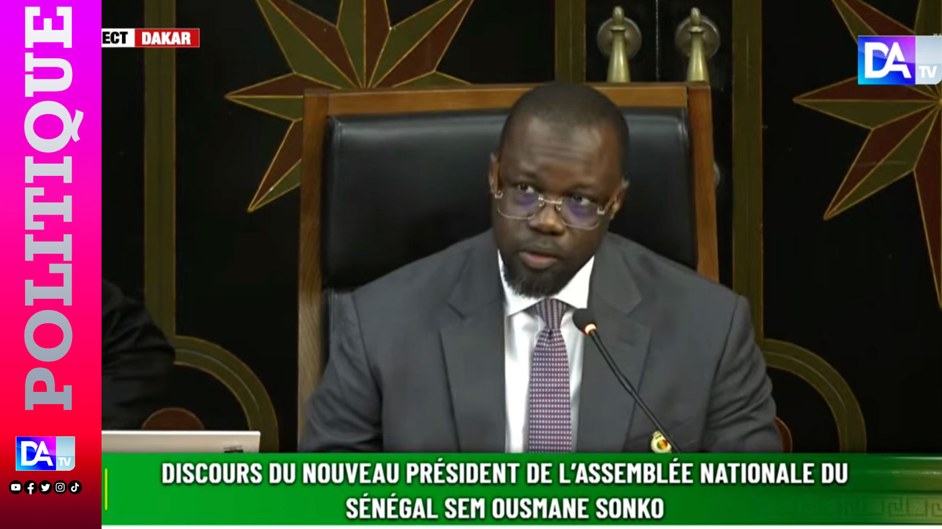 Assemblée nationale : le fdr dénonce l&rsquo;illégitimité d&rsquo;ousmane sonko
