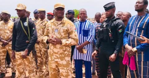 Sécurité au Burkina Faso : le ministre Mahamadou Sana en mission d&rsquo;évaluation dans le Nayala