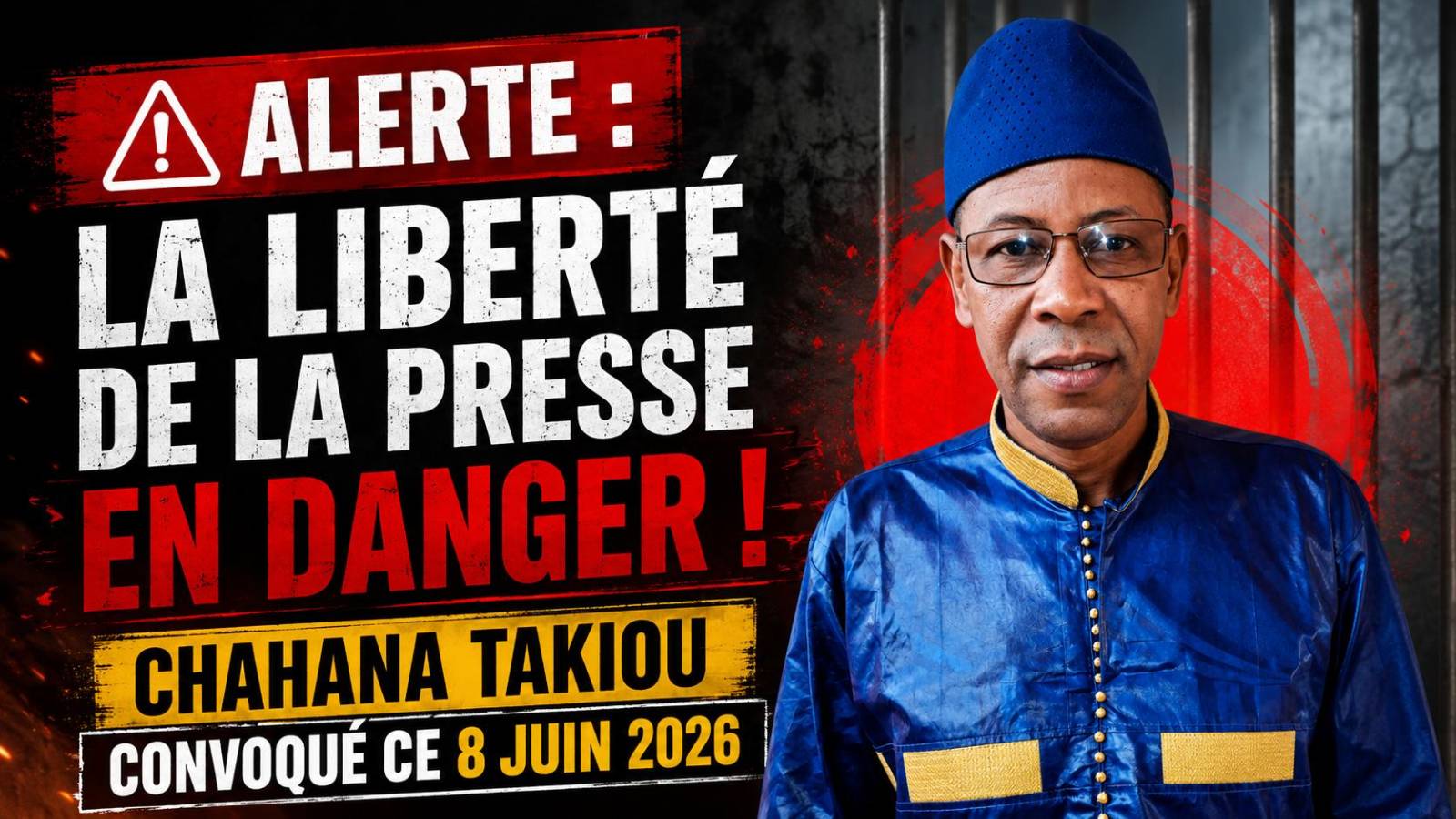 Mali : le harcèlement judiciaire contre le journaliste Chahana Takiou s&rsquo;intensifie