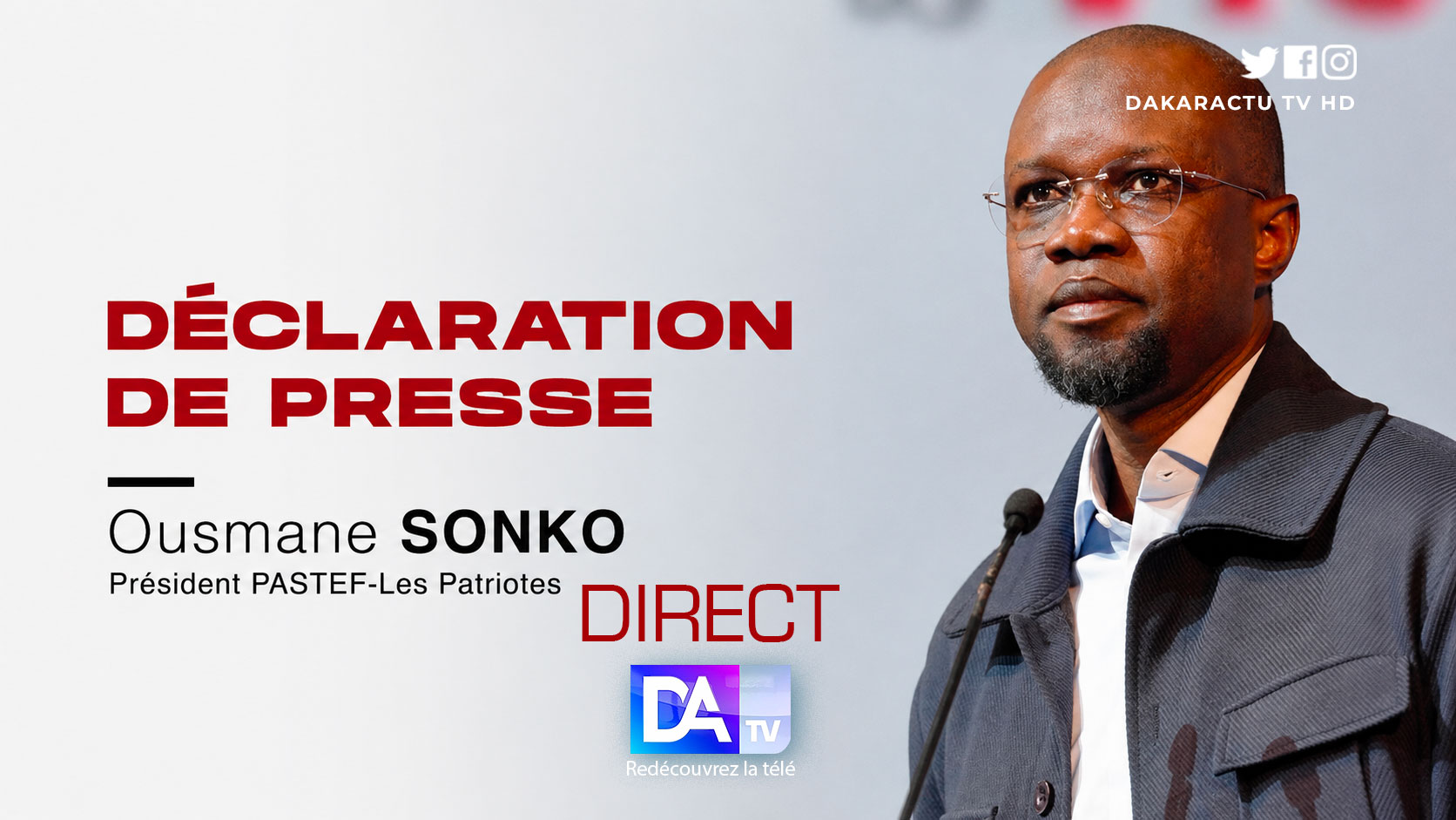 Ousmane Sonko prend la parole après la constitution du gouvernement sénégalais