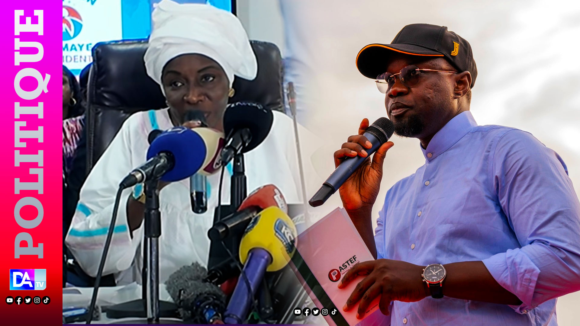 Aminata Touré à Ousmane SONKO:  » Niou fal la Premier ministre djokh la ay dossiers meuno ci touss niou dakeu la ».