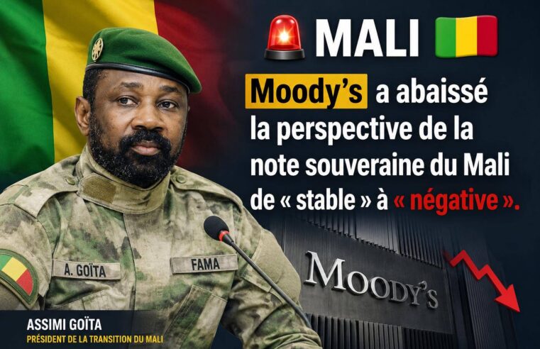 Malien : moody’s alerte sur les risques économiques grandissants