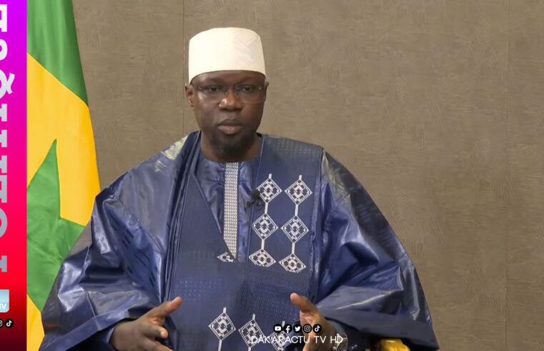 Ousmane Sonko face à la presse après la formation du nouveau gouvernement sénégalais