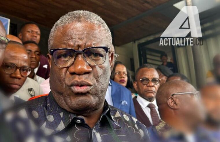 RDC–Rwanda : Denis Mukwege salue la saisine de la CIJ et exhorte la CPI à établir les responsabilités pénales individuelles