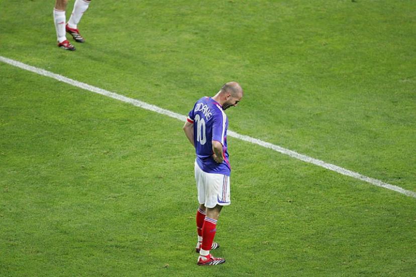Zidane rate un penalty lors d'un match de préparation en 2006